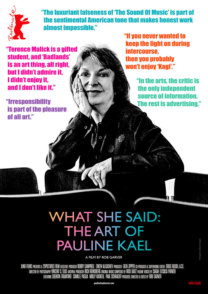 What She Said: The Art of Pauline Kael